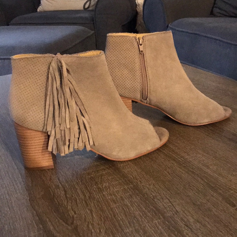 Kensie open toe booties